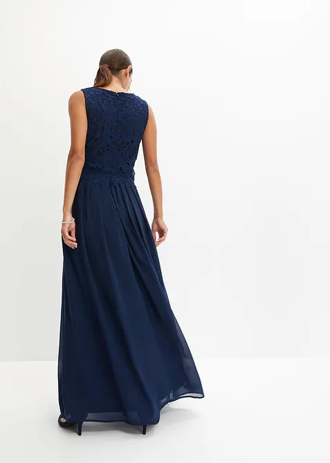 Maxi jurk met kant, bonprix