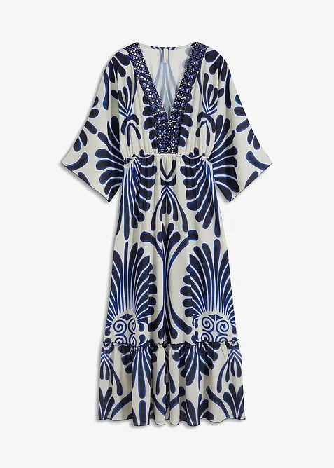 Maxi jurk van soepele viscose, bonprix