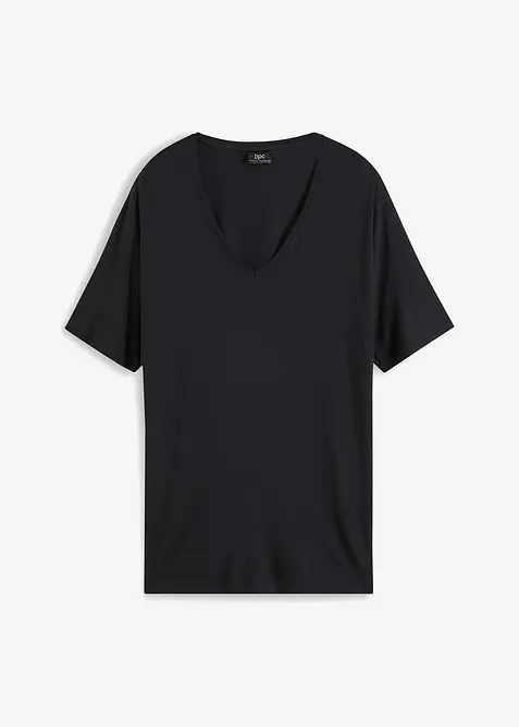 Longshirt in een fijne viscosemix, bonprix