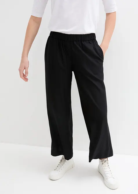 Vijde culotte van viscose, bonprix