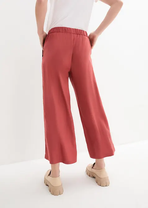 Vijde culotte van viscose, bonprix
