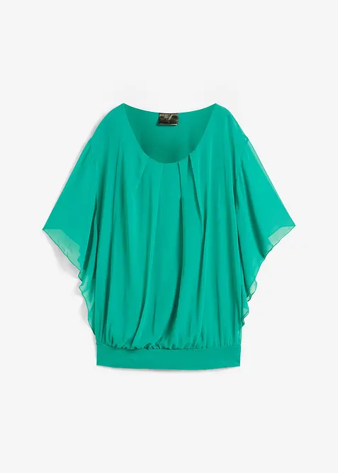 Chiffon blouse met ondershirt, bonprix
