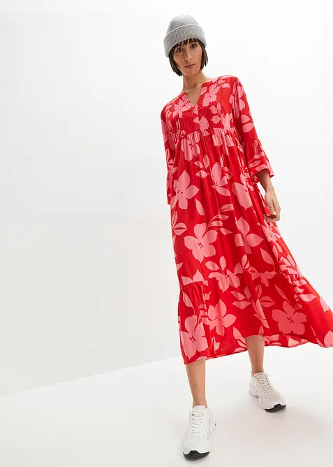 Maxi jurk van viscose, bonprix