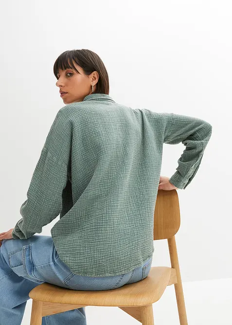 Blouse van mousseline, bonprix