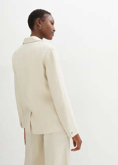 Linnen blazer, bonprix