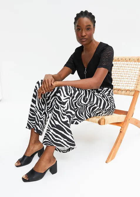 Geribd shirt van katoen, bonprix