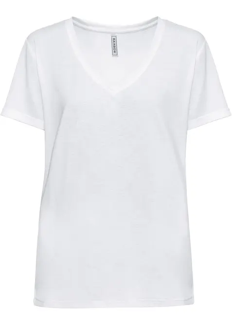 T-shirt met V-hals, bonprix