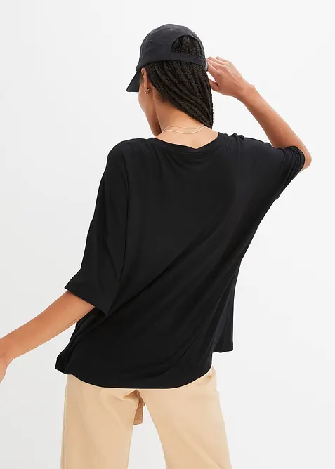 Oversized shirt van soepele vicose, bonprix