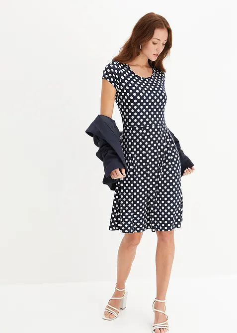 Jersey jurk in een viscosemix, bonprix