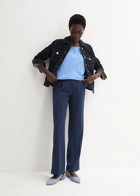 Shirt met zijde, bonprix