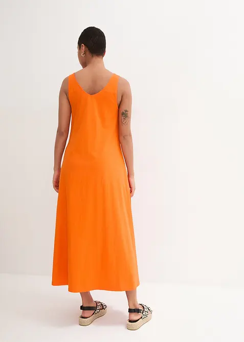 Maxi jersey jurk van biologisch katoe, bonprix