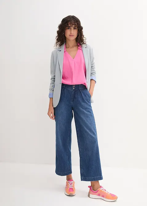 Tuniekblouse van een lichte linnenmix, bonprix