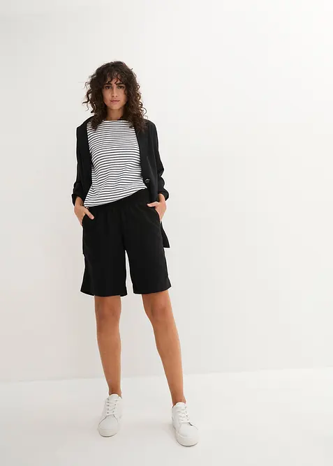 Bermuda met linnen viscose mix, bonprix