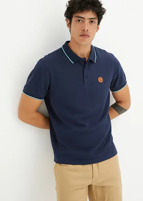 Piqué-poloshirt van biologisch katoen, bonprix