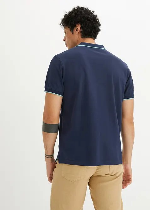 Piqué-poloshirt van biologisch katoen, bonprix
