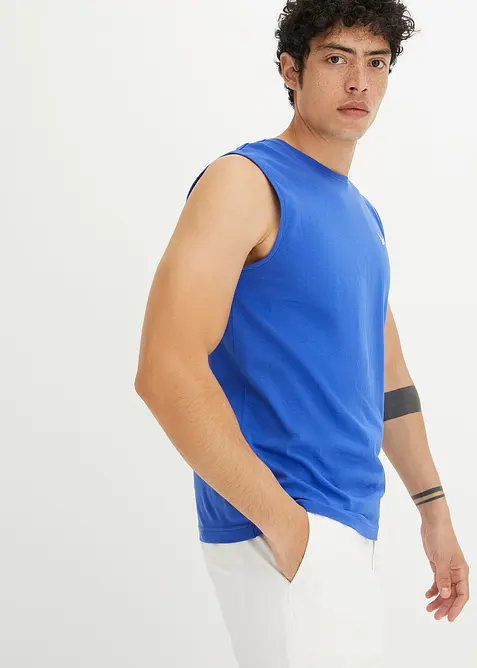 Tanktop (set van 2) van biologisch katoen, bonprix