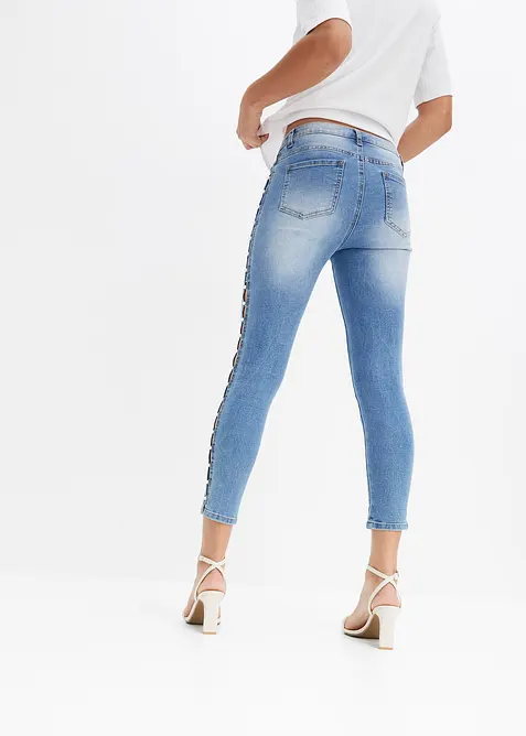 Skinny jeans mid waist, stretch, bonprix