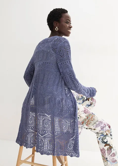 Lang vest van ajour, bonprix