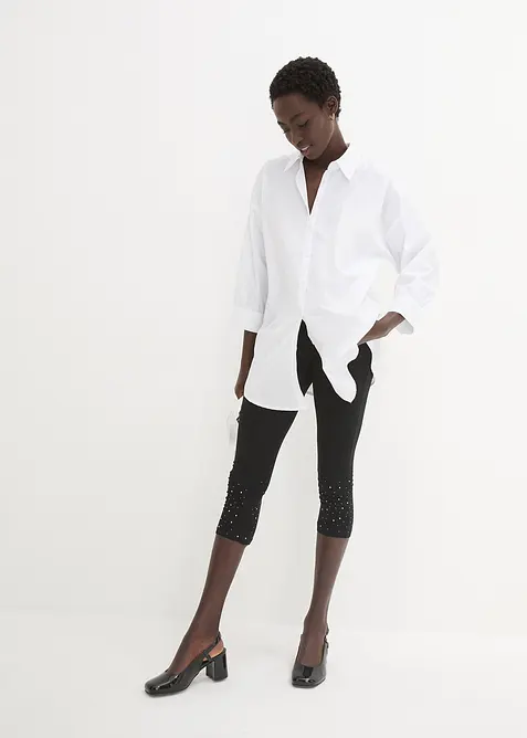 Capri legging in  een katoenmix, bonprix