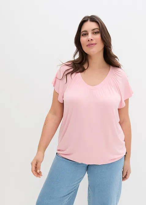 Shirt in een viscosemix, bonprix