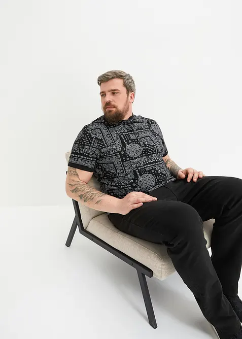 Classic fit stretch jeans, straight, bonprix