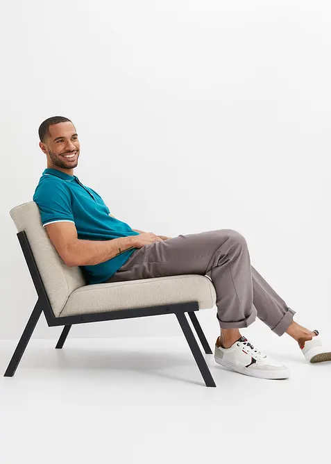 Piqué-poloshirt, korte mouwen (set van 2), bonprix