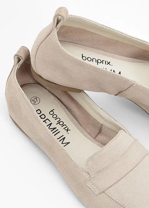Leren loafers, bonprix