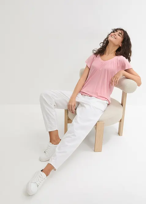 Shirt in een viscosemix, bonprix