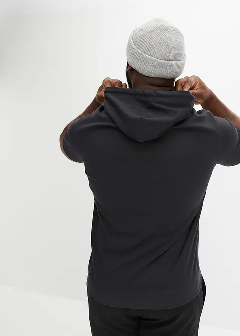 T-shirt met capuchon van dikke stof, bonprix