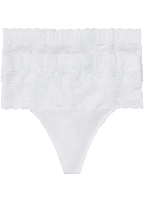 Corrigerende string (set van 2), medium corrigerend, bonprix