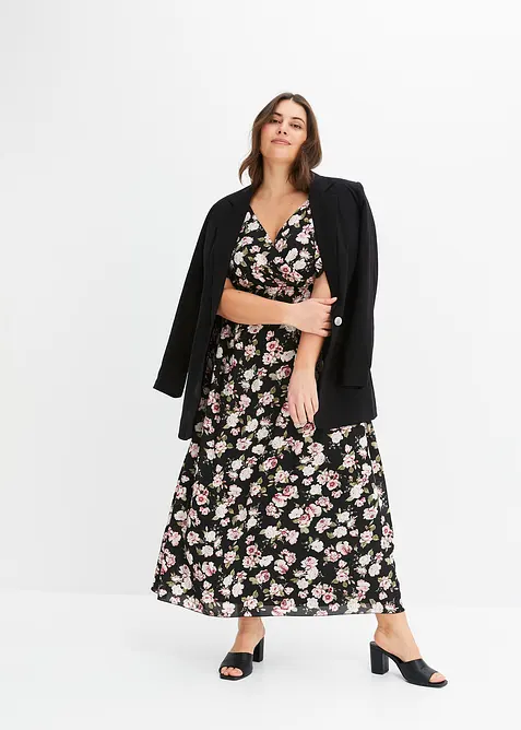 Maxi jurk met bloemenprint, bonprix