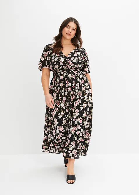 Maxi jurk met bloemenprint, bonprix