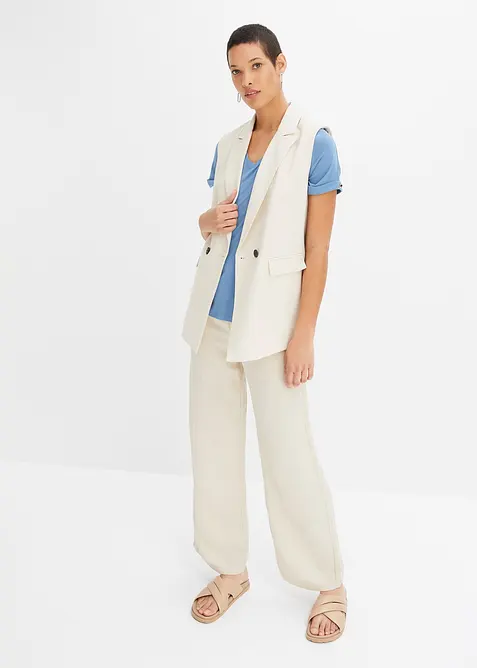 Shirt van vloeiende viscosemix, bonprix