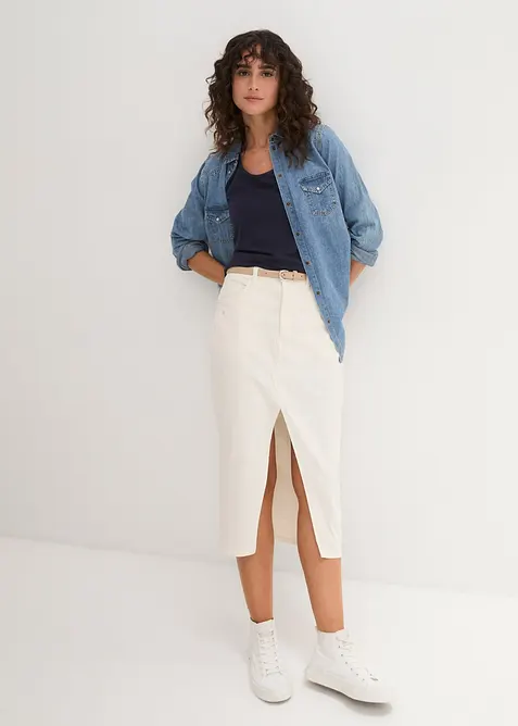 Stretch tanktop (set van 2), bonprix