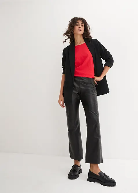 Shirt met ronde hals (set van 5), bonprix