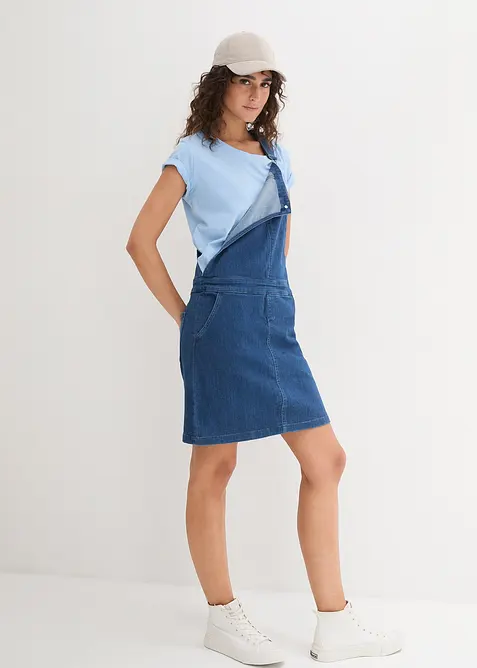 Shirt met ronde hals (set van 5), bonprix