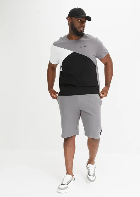 T-shirt en sweat bermuda (2-dlg. set), bonprix