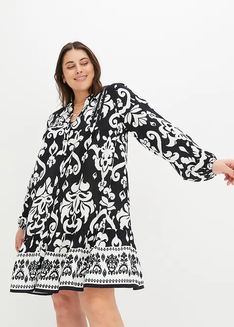 Tuniekjurk van vloeiende viscose, bonprix