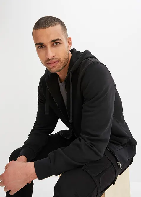 Hoodie met ritssluiting, bonprix