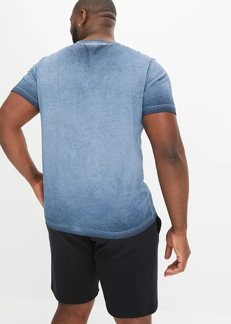 T-shirt in washed out look van biologisch katoen, bonprix