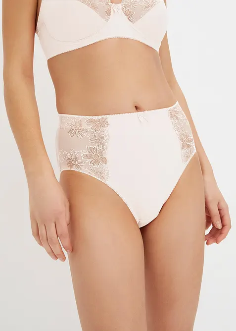 Corrigerende slip met borduursel (set van 2), bonprix