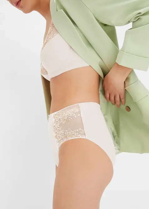 Corrigerende slip met borduursel (set van 2), bonprix