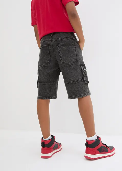 Cargo bermuda met verstelbare band, loose fit, bonprix