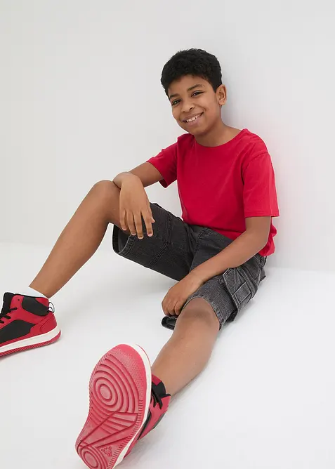 Cargo bermuda met verstelbare band, loose fit, bonprix