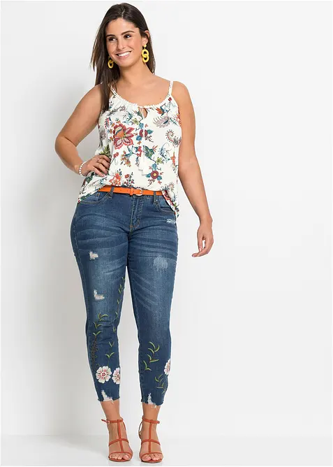 Top met spaghettibandjes, bonprix