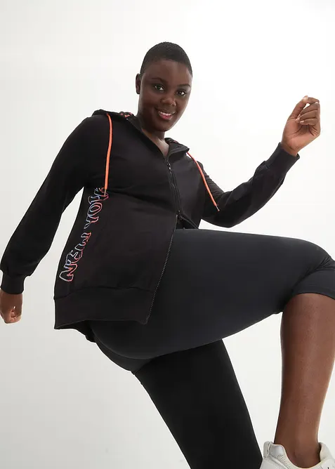 Sweatvest met capuchon, bonprix