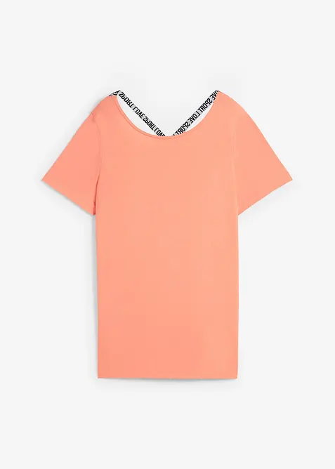 Lang sportshirt met rugdecolleté, bonprix