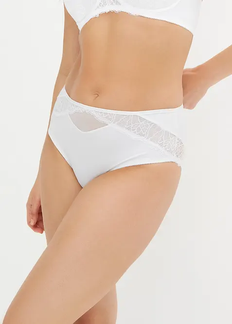 Maxislip met sierlijk kant, bonprix