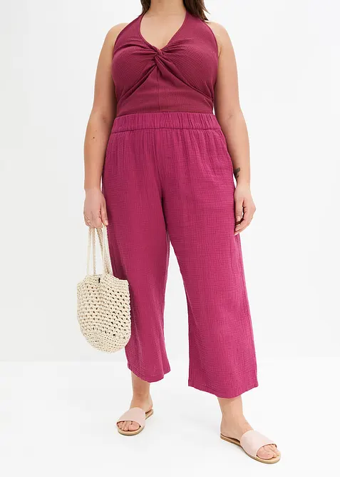 Marlene Dietrich broek van mousseline, bonprix