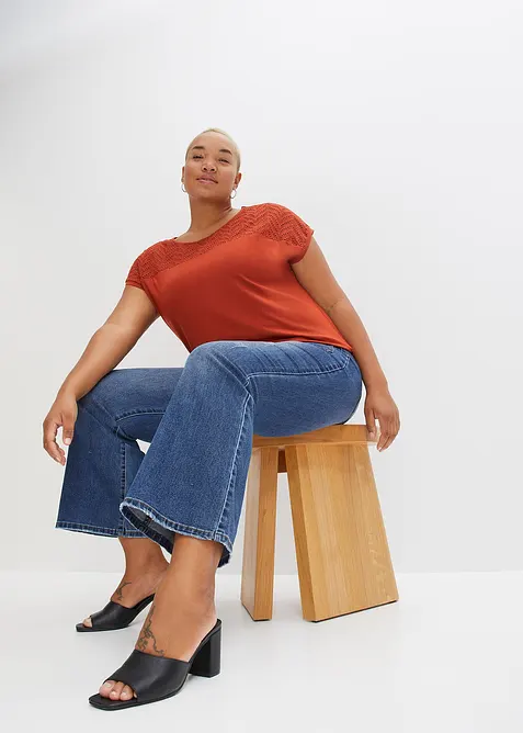 Shirt van soepele viscose, bonprix